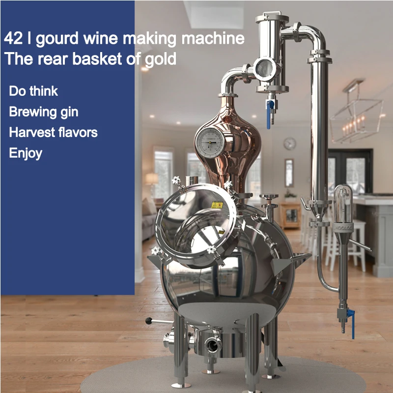 Wine Beer Whiskey - Distillateur en forme de gourde 42L