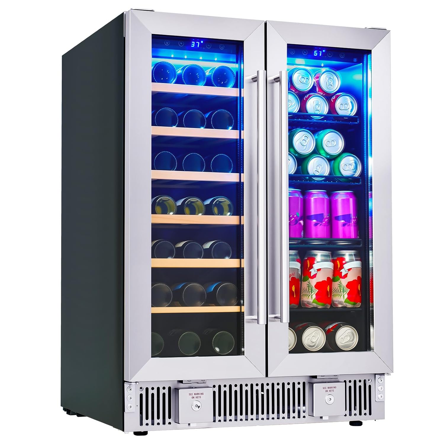 Wine And Beer Undercounter Fridge - Réfrigérateur à boissons, réfrigérateur à vin
