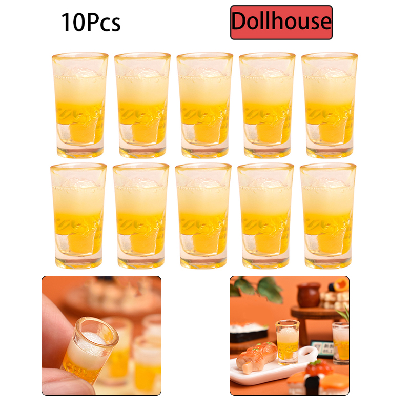 Wine Beer And - 10 pièces jouet Miniature cuisine bière