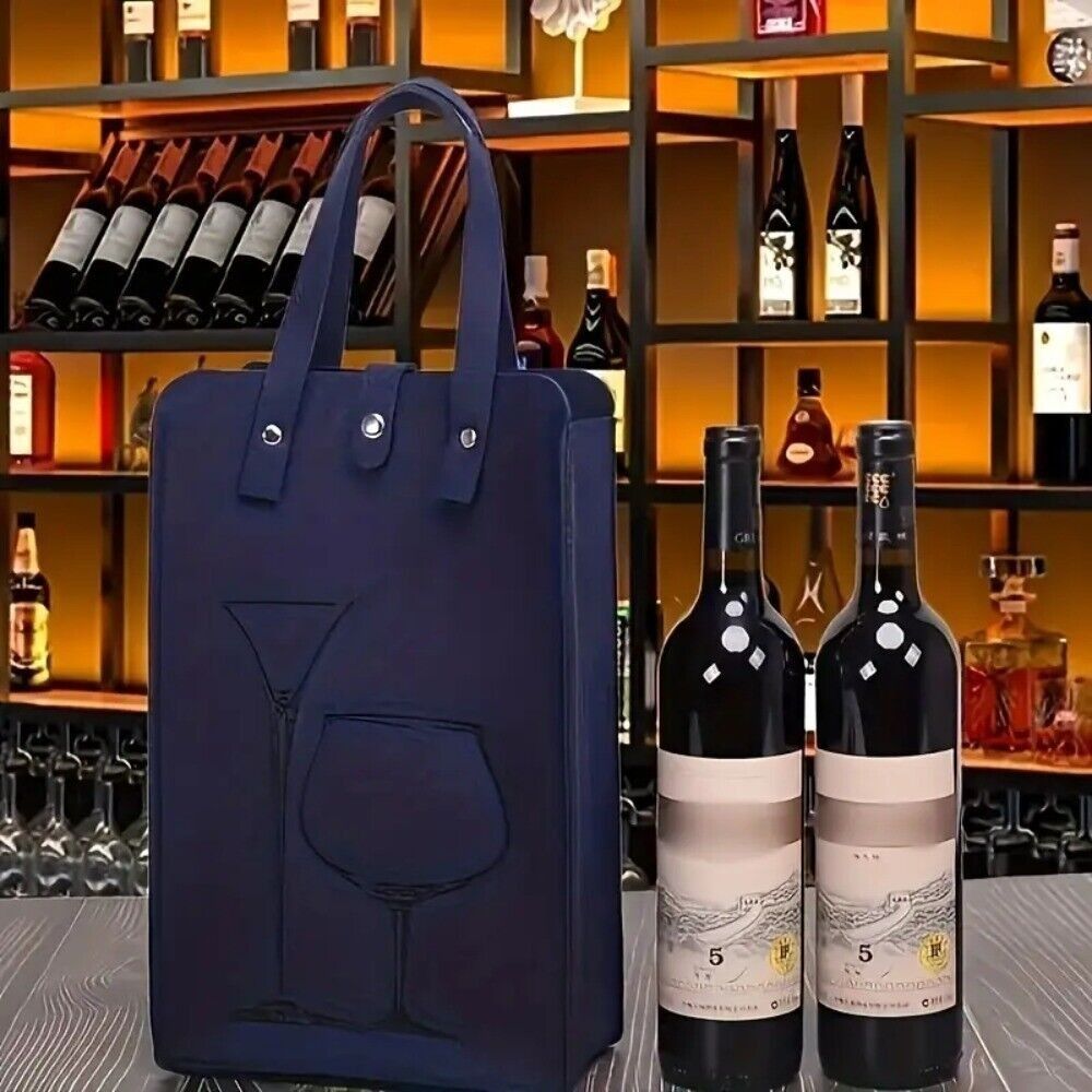 Wine & Beer Shop Photos - Sac à vin en feutre de