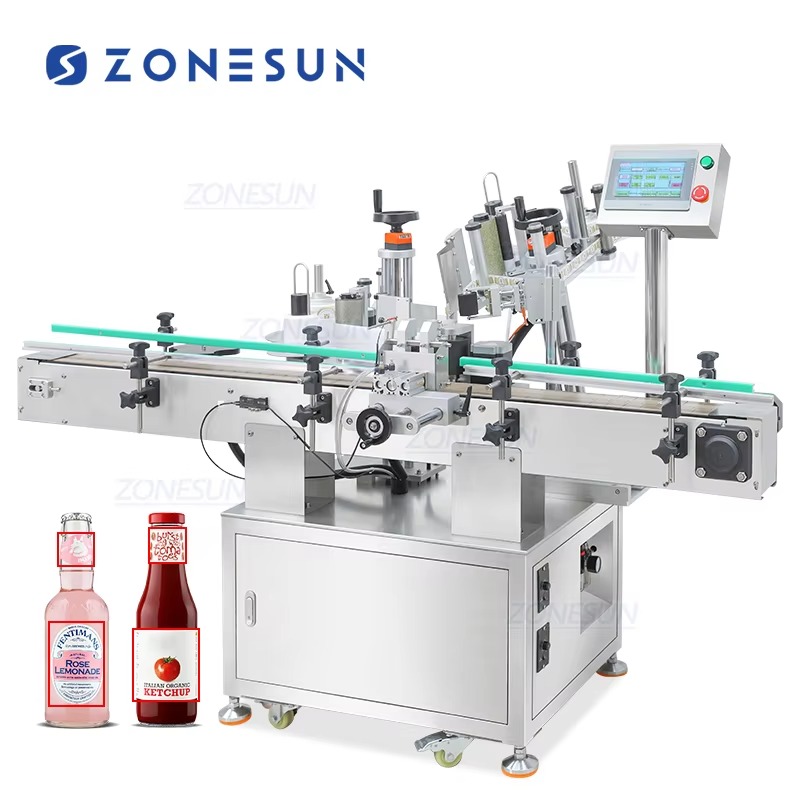 Wine Beer Combination - Machine d'étiquetage automatique ZS-TB822R pour le