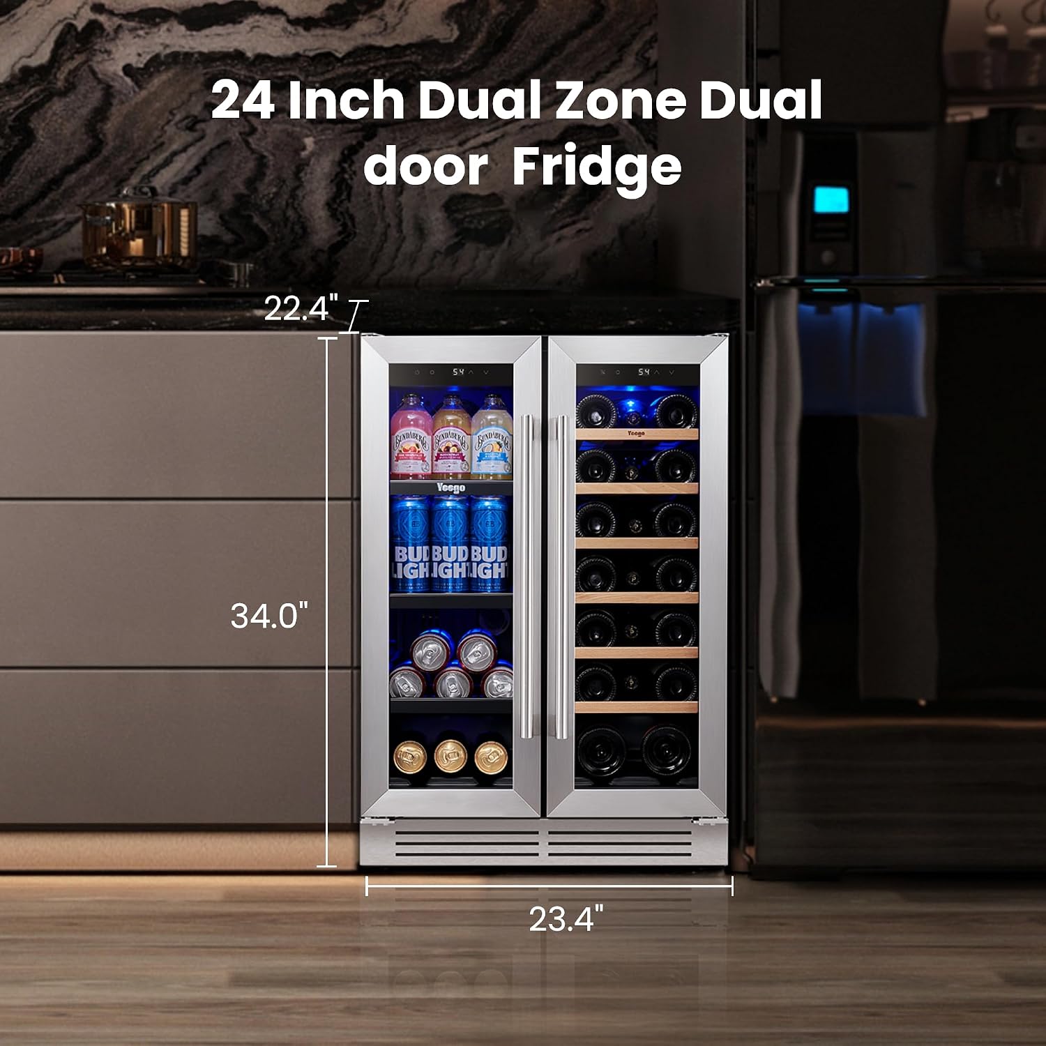 Réfrigérateur à vin et boisson - Wine Beer Dual Zone avis et prix