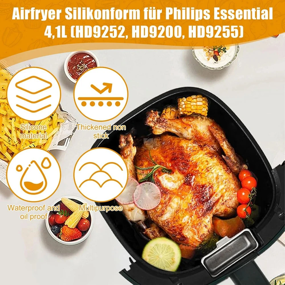 Moule de friteuse à Air en Sil - Philips Air Fryer Hd9252 avis et prix