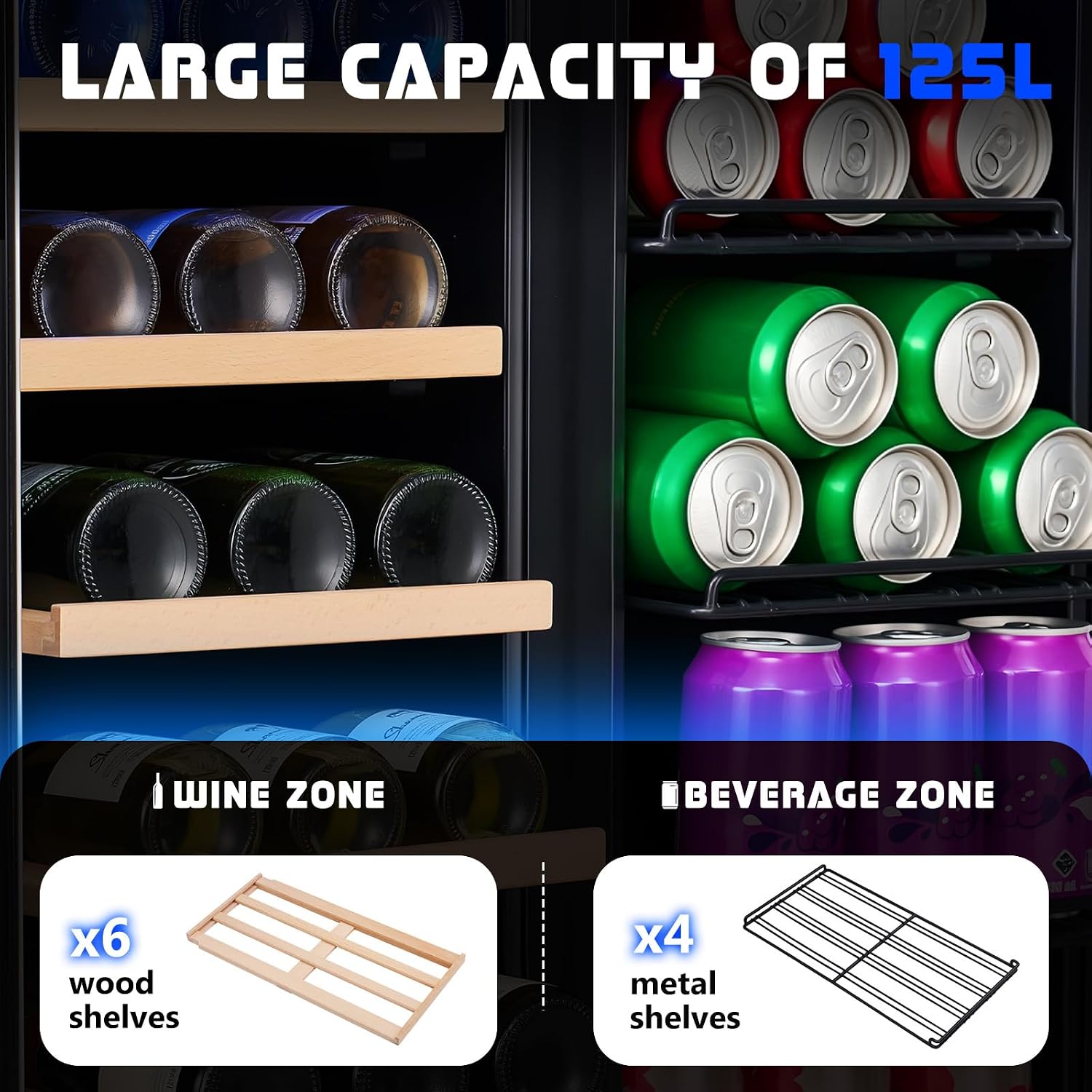 Réfrigérateur à boissons, réfr - Wine And Beer Undercounter Fridge avis et prix