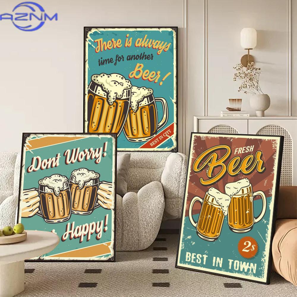 AZNM – affiche sur toile de st - Wine Beer Combination avis et prix
