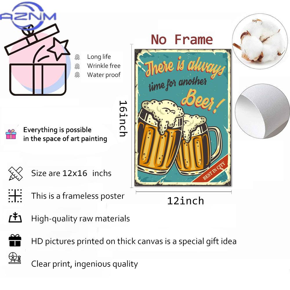AZNM – affiche sur toile de st - Wine Beer Combination avis et prix