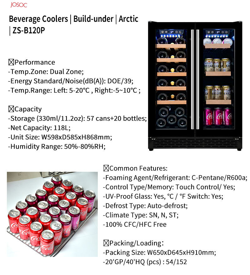 Réfrigérateur à vin et à bière - Wine And Beer Undercounter Fridge avis et prix