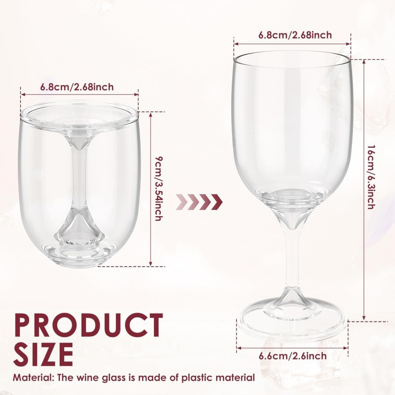 Verre à vin pliant Transparent - Wine & Beer Shop Photos avis et prix