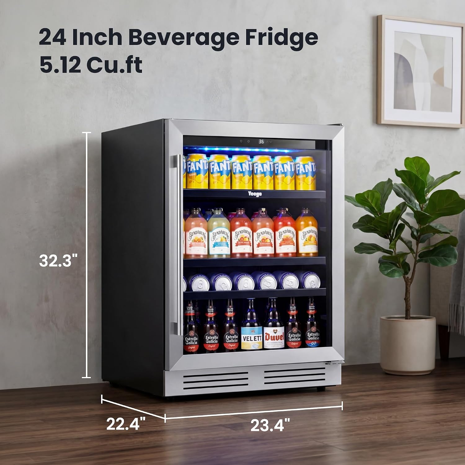 Réfrigérateur à boissons de 24 - Wine And Beer Undercounter Fridge avis et prix