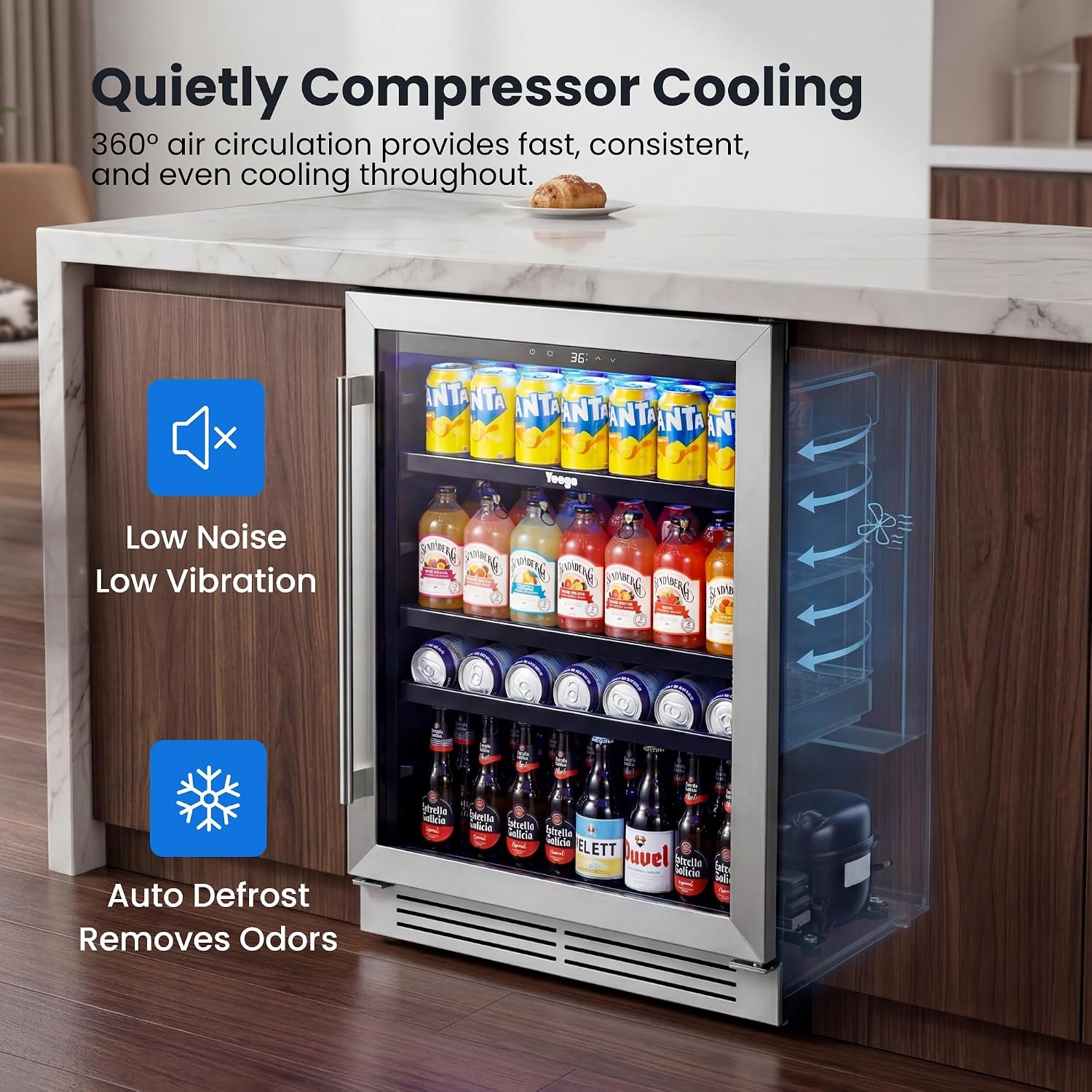 Réfrigérateur à boissons de 24 - Wine And Beer Undercounter Fridge avis et prix