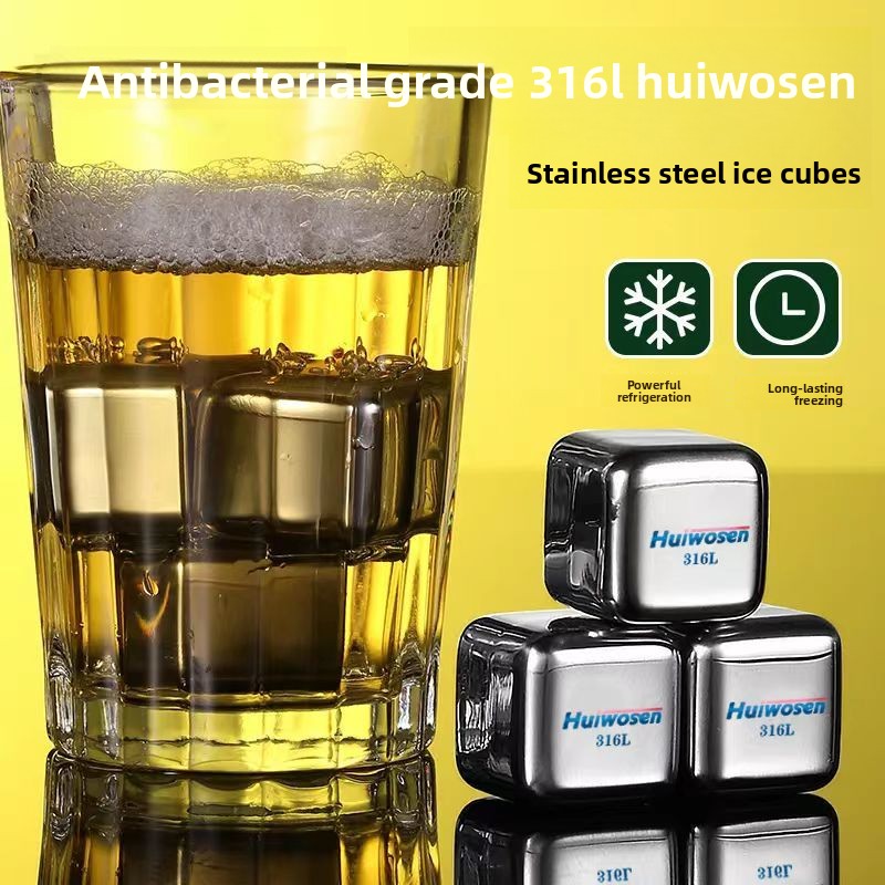 Cubes de glace en acier inoxyd - Wine Beer Whiskey avis et prix