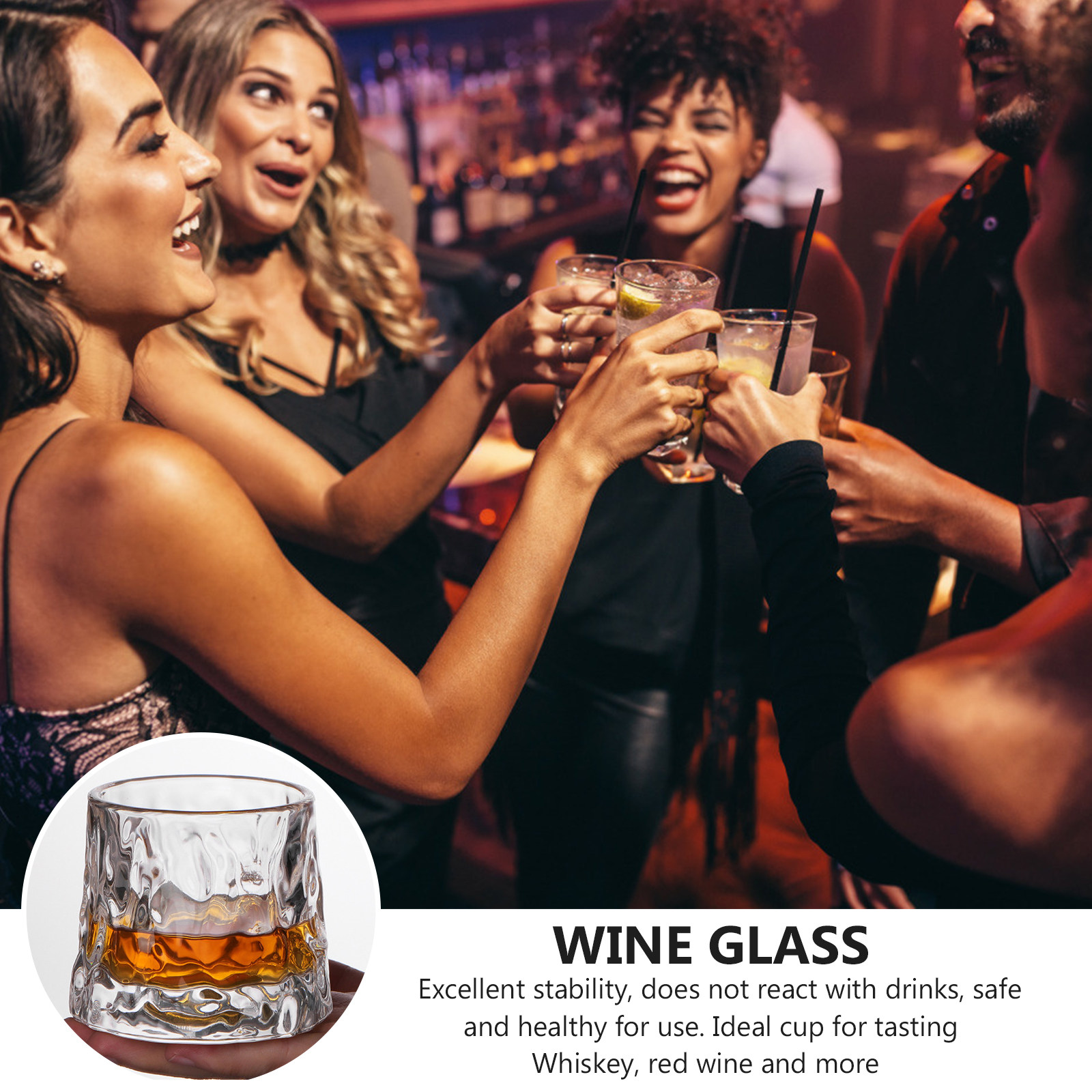 1 pièce Verre à vin martelé de - Wine Beer Tasting avis et prix