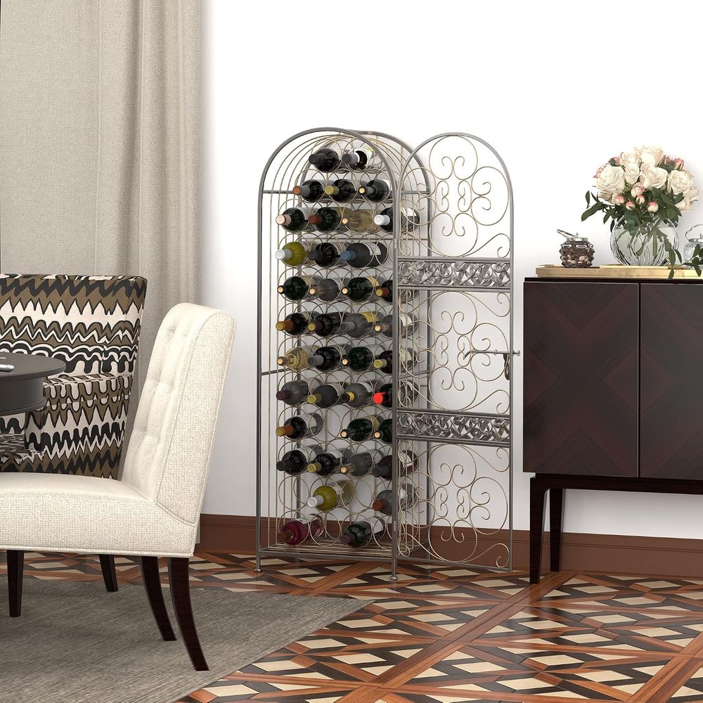 Porte-vin en fer forgé antique - Wine & Beer Shop Photos avis et prix