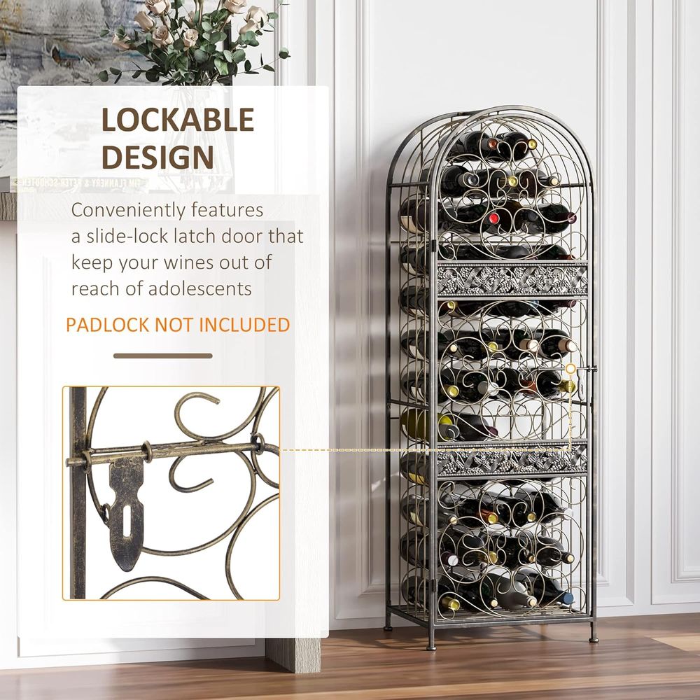 Porte-vin en fer forgé antique - Wine & Beer Shop Photos avis et prix